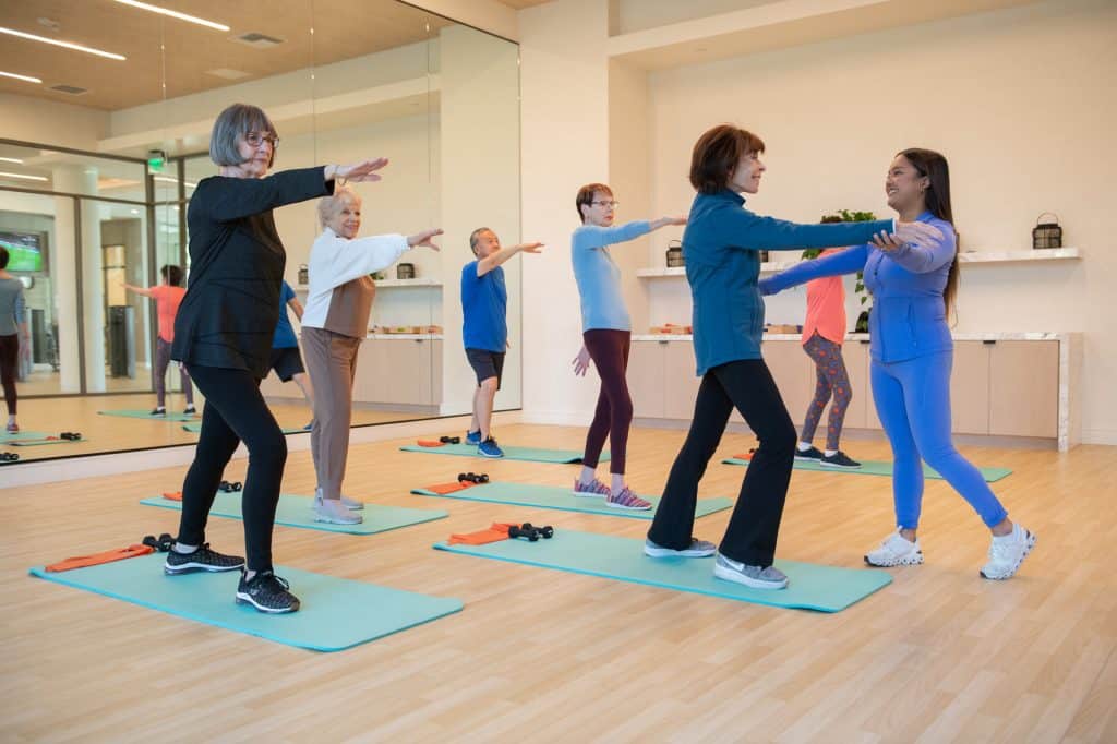 group fitness courses at the Variel